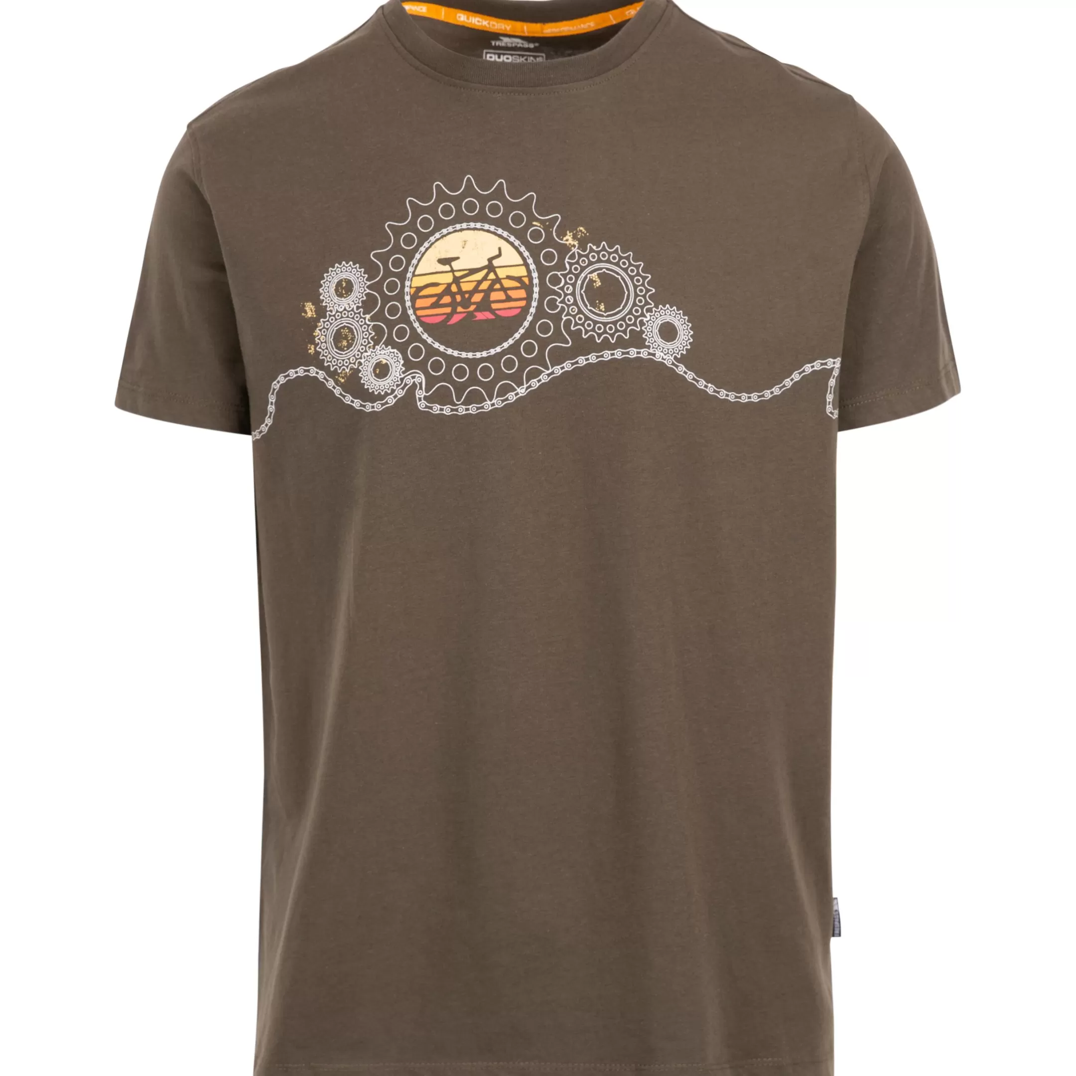 Mens Printed T-Shirt Longcliff | Trespass Discount