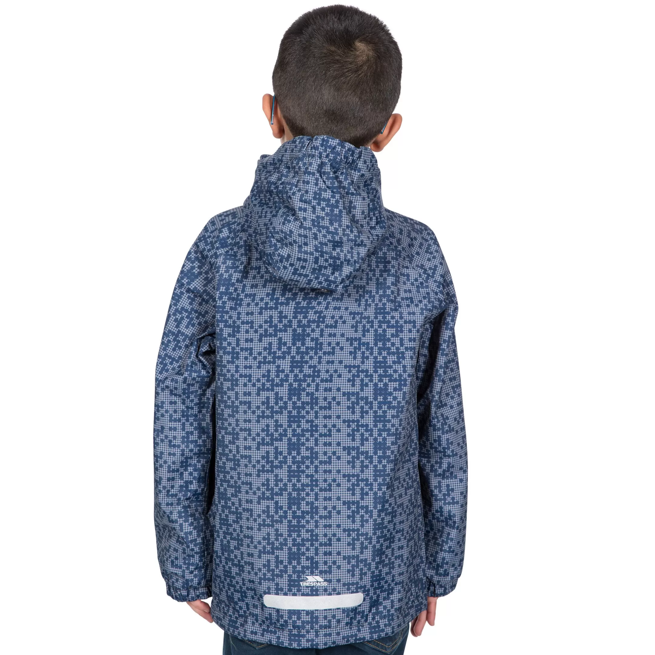 Boys Printed Waterproof Jacket Sweeper | Trespass Store