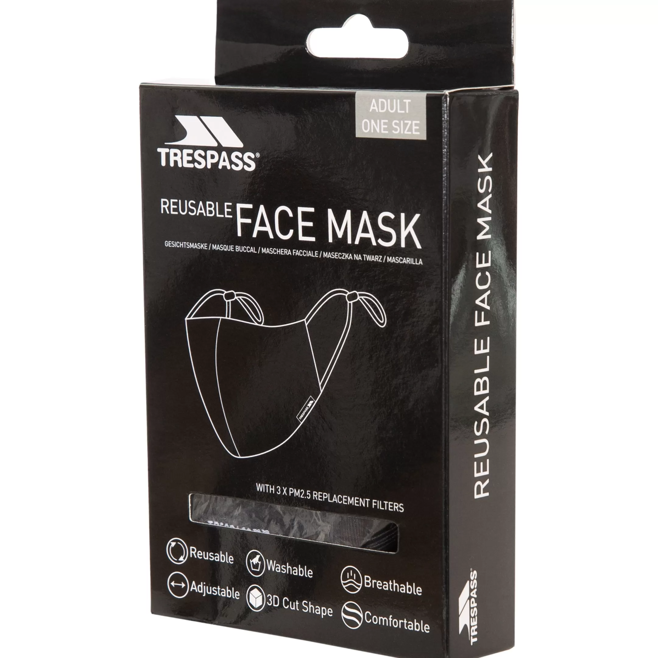 Cloth Face Mask with 3 Filters | Trespass Hot