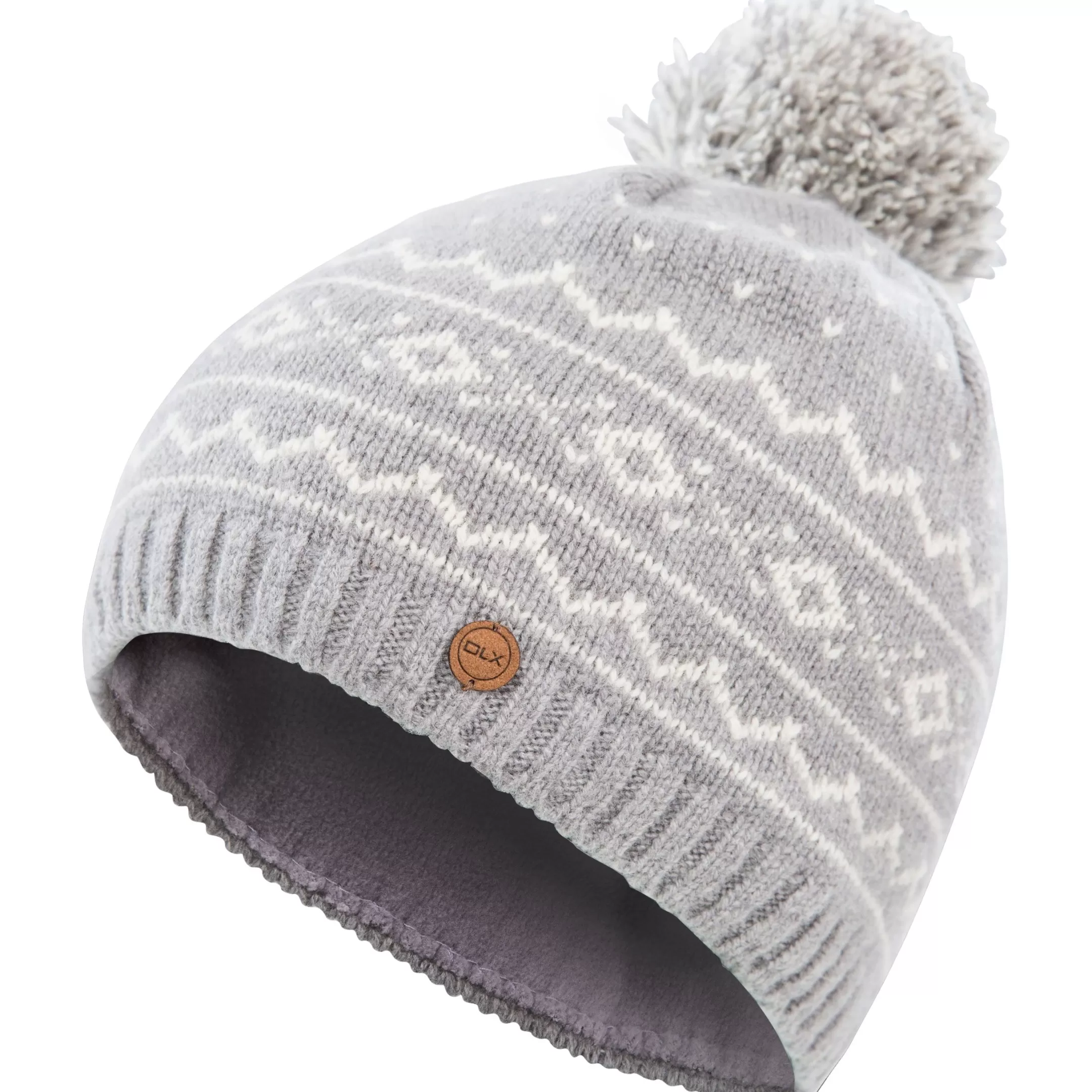 DLX Unisex Knitted Bobble Hat Holbray | Trespass Online