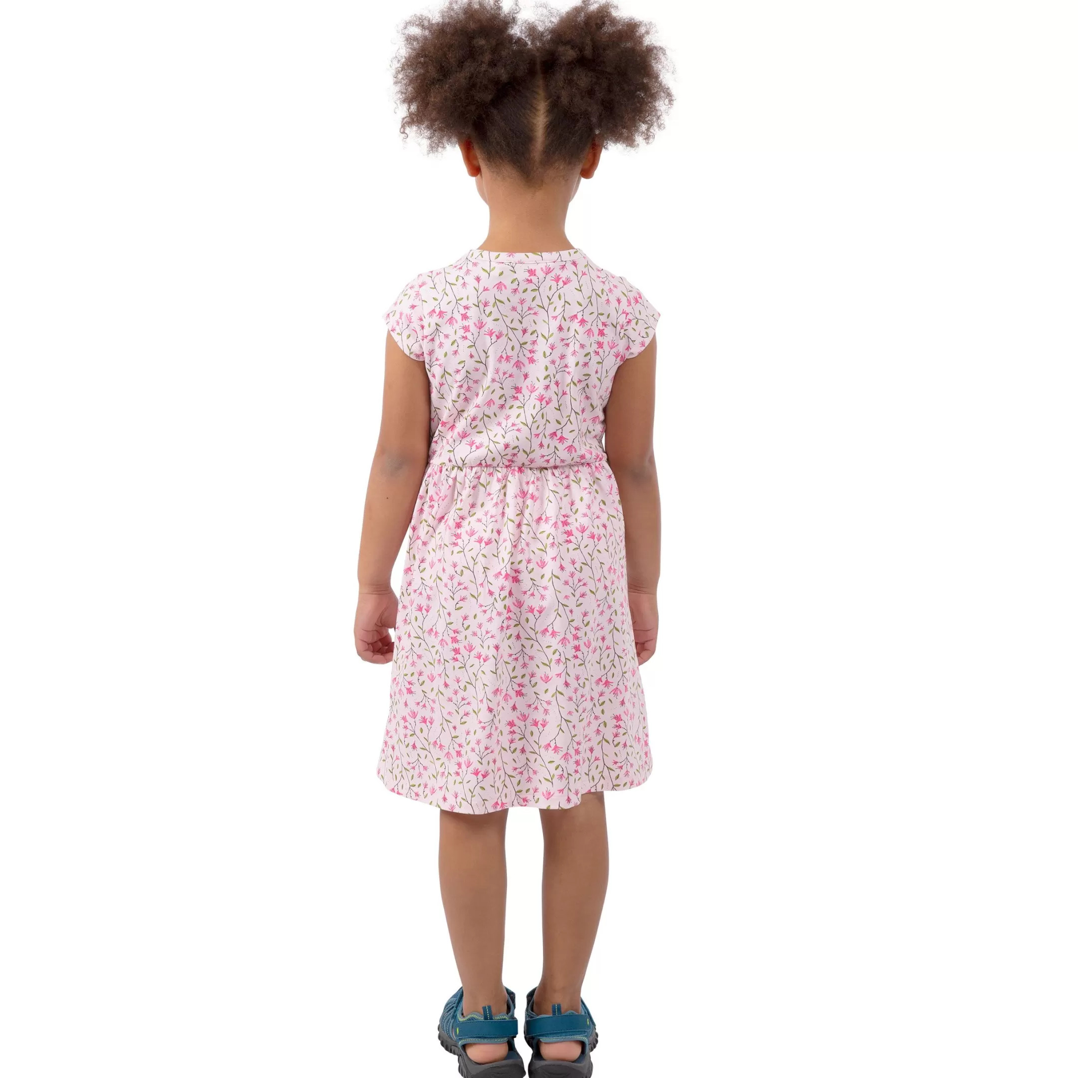 Kids Short Sleeve Dress Floral Print Happiness | Trespass Store