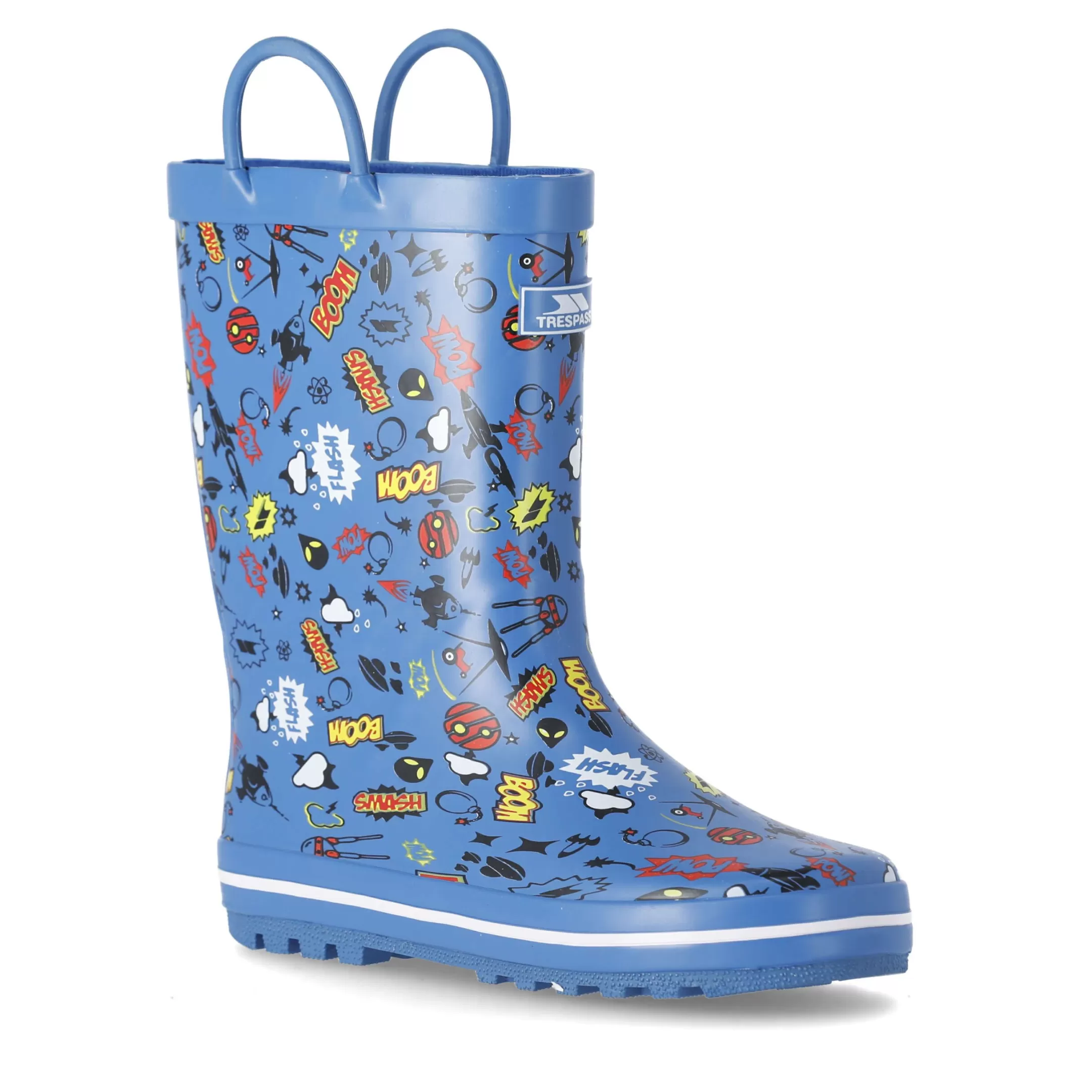 Kids Wellies Pull-handles Printed Apolloton | Trespass Fashion