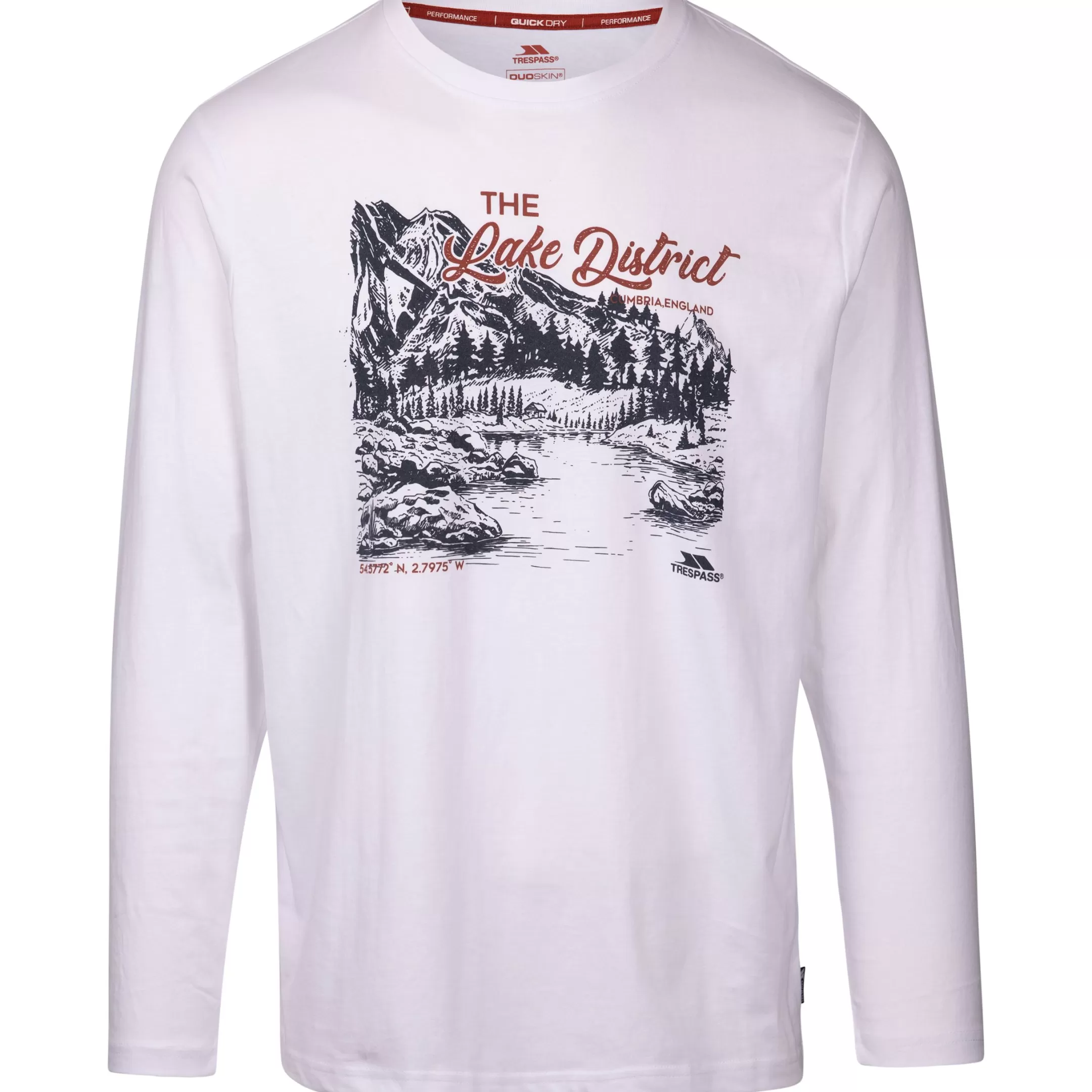 Male Casual Printed T-Shirt Chira | Trespass Online