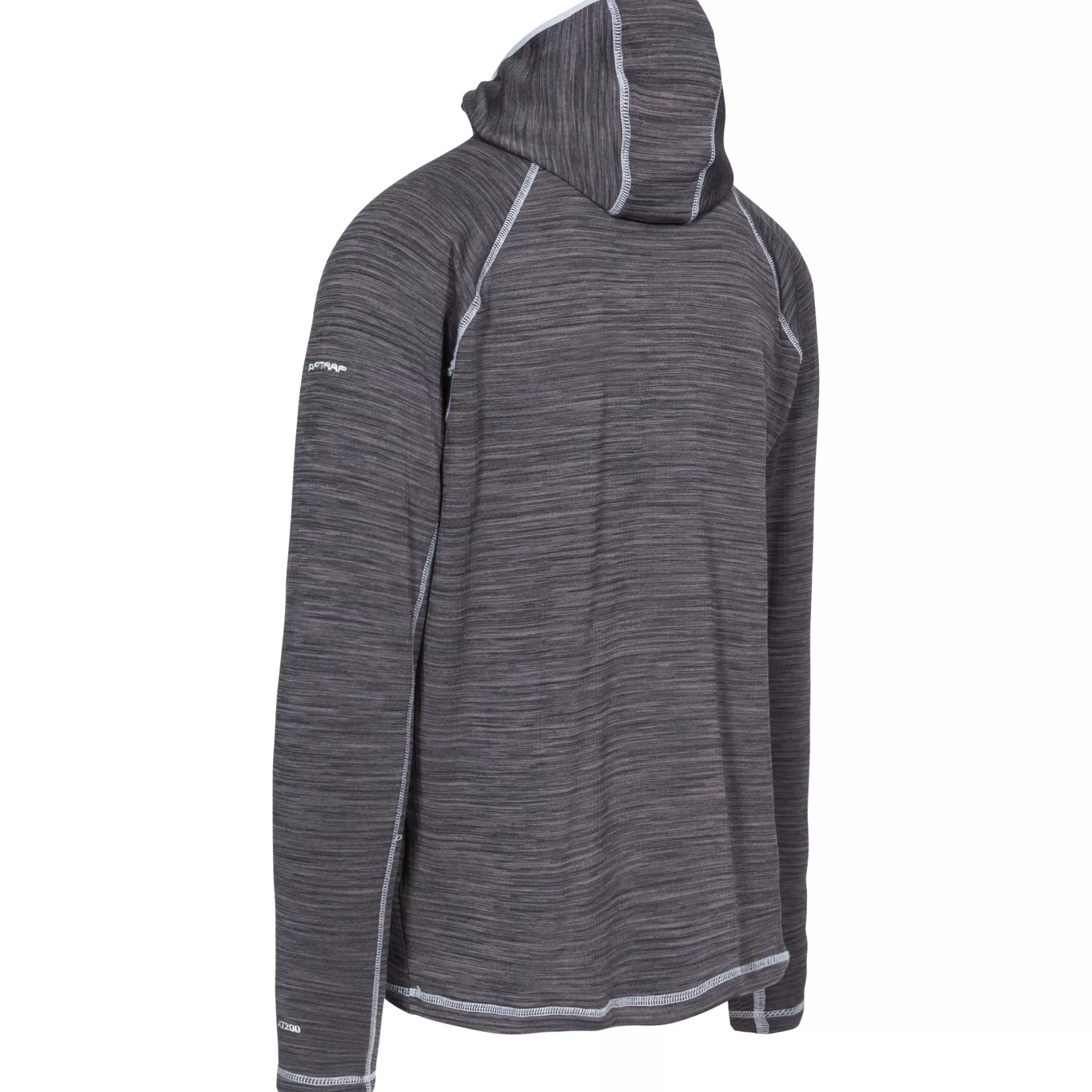 Men's 1/2 Zip Hooded Fleece Shale | Trespass Store