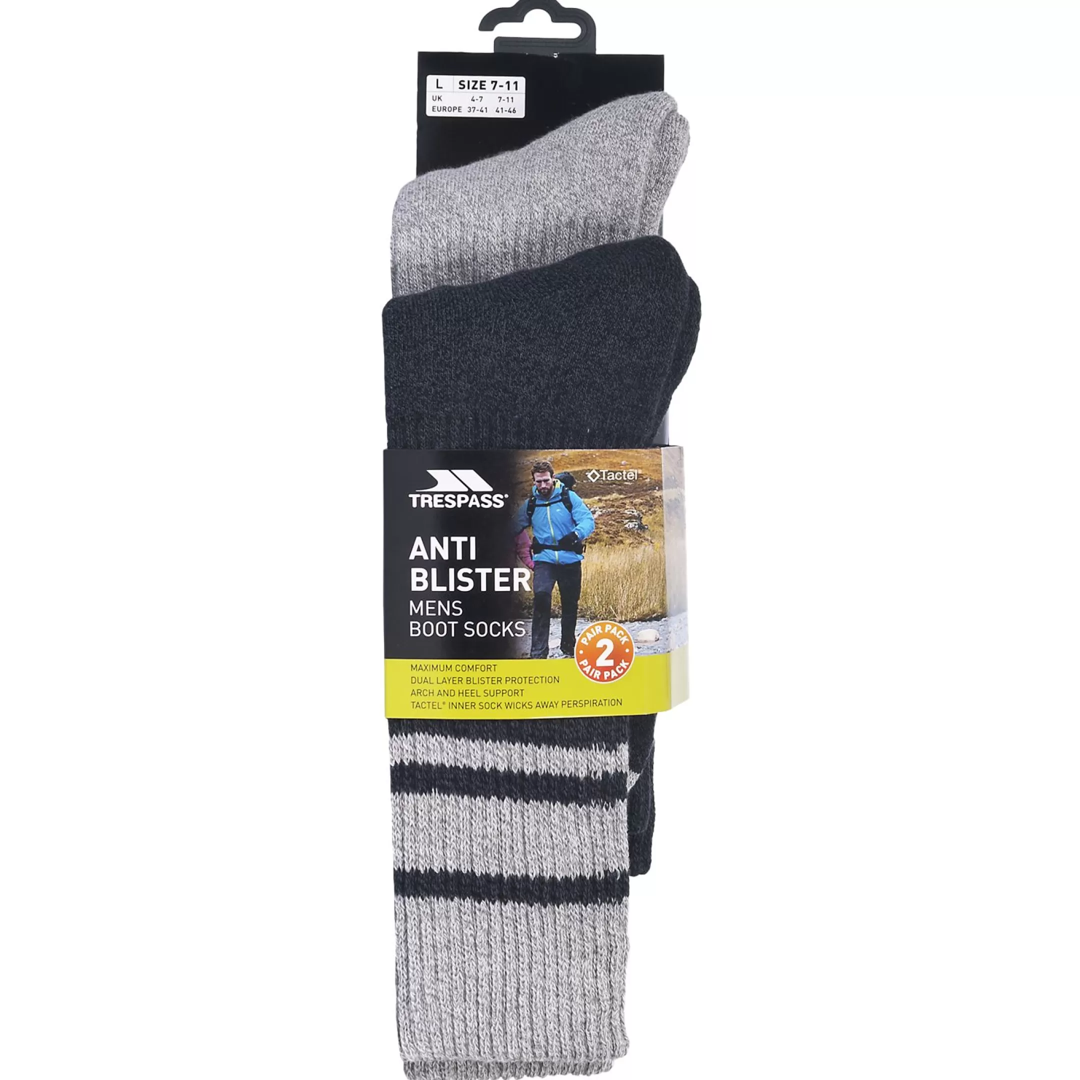 Men’s Anti-Blister Walking Socks Hitched | Trespass New