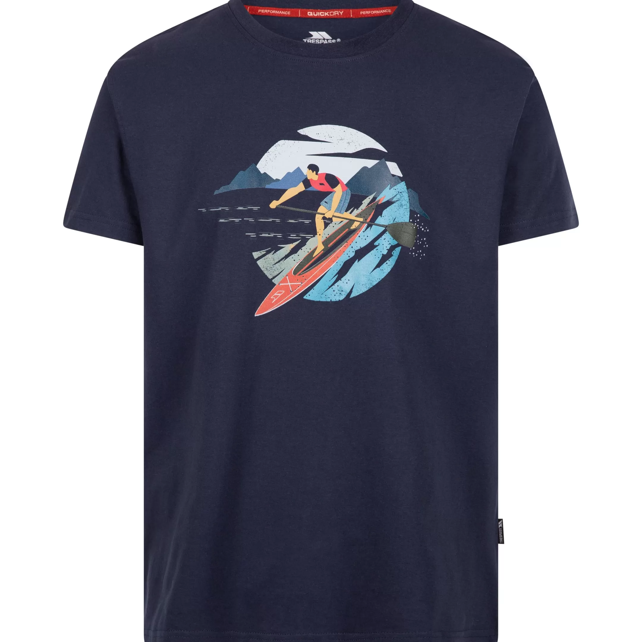 Men's Casual Printed T-Shirt Wastwater Lake | Trespass Clearance