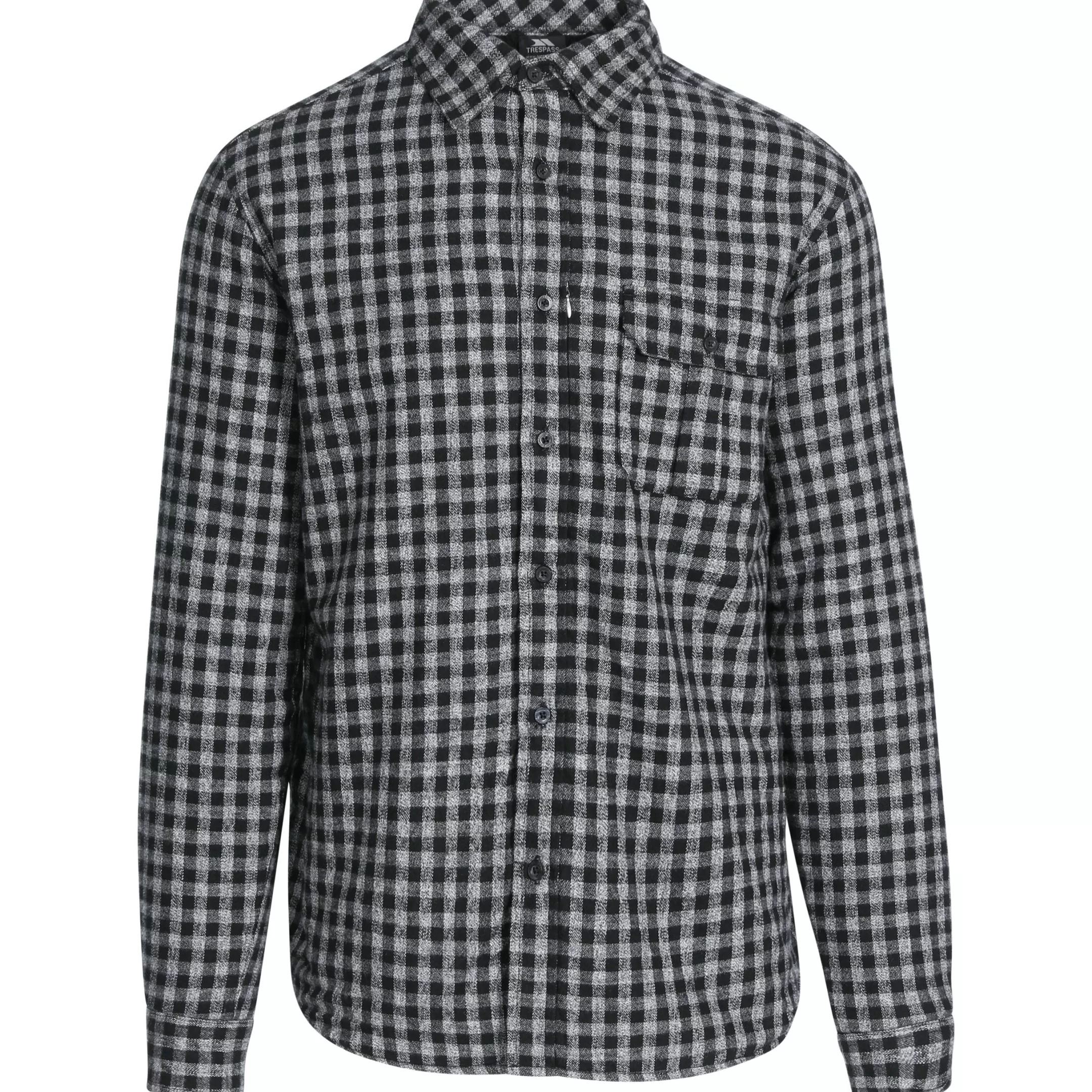 Men's Checked Cotton Shirt Sheedacallee | Trespass Outlet