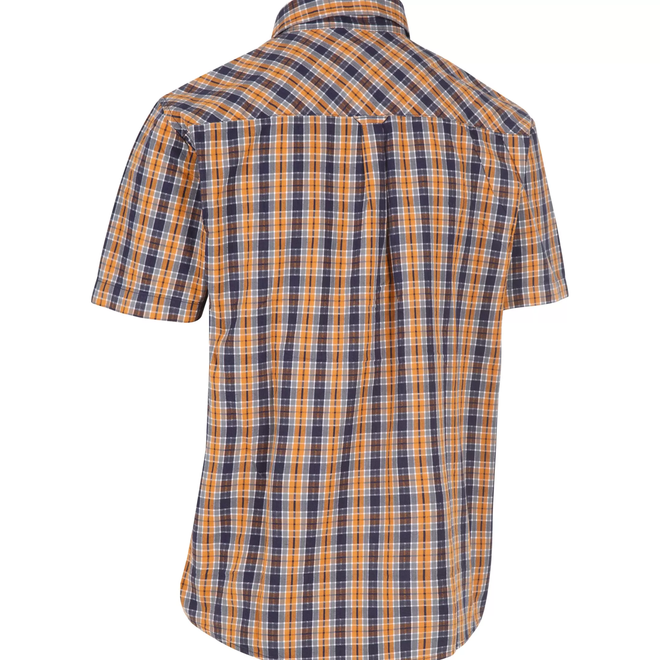 Mens Checked Shirt Short Sleeved Wackerton | Trespass New