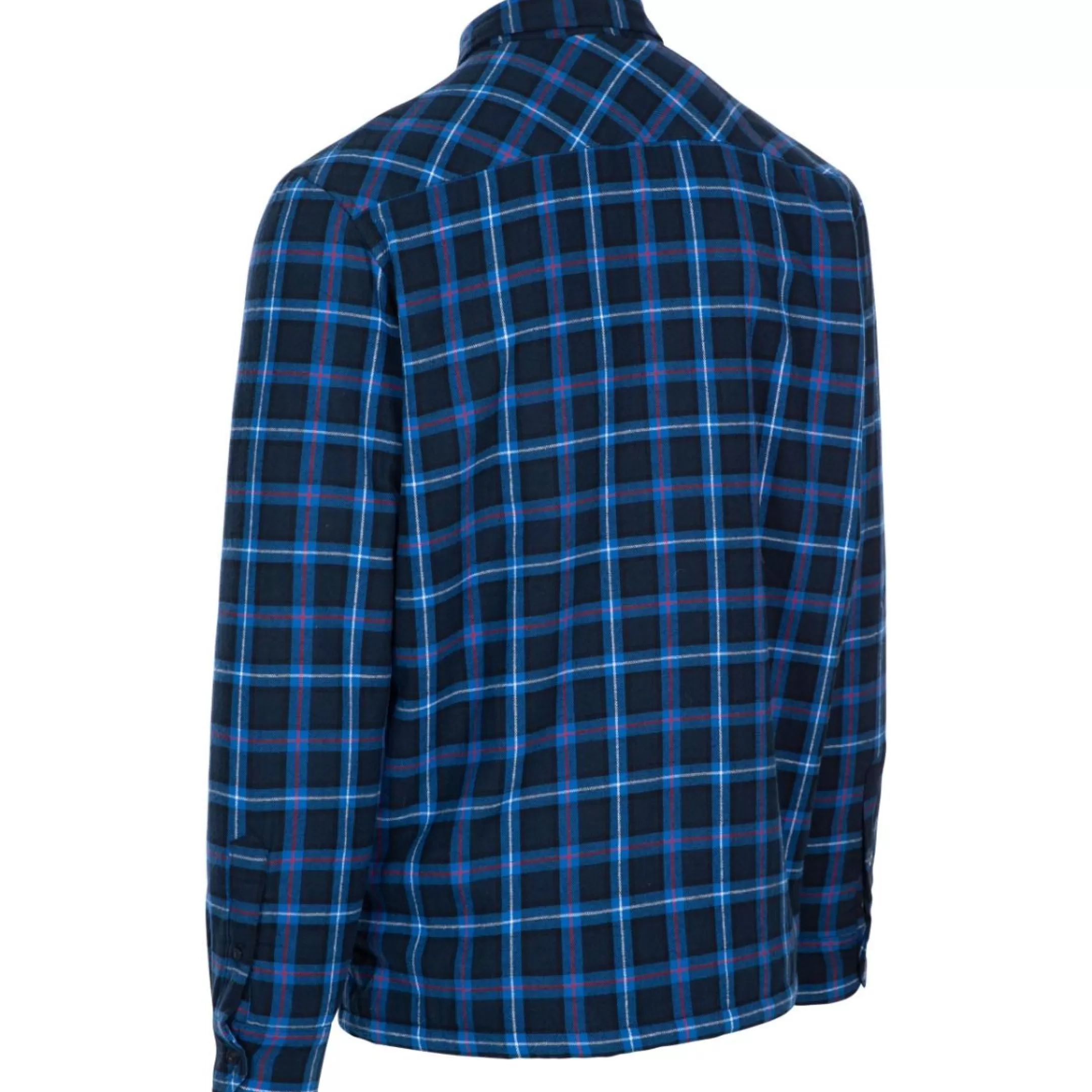 Men's Fleece Lined Checked Shirt Rapeseed | Trespass Online