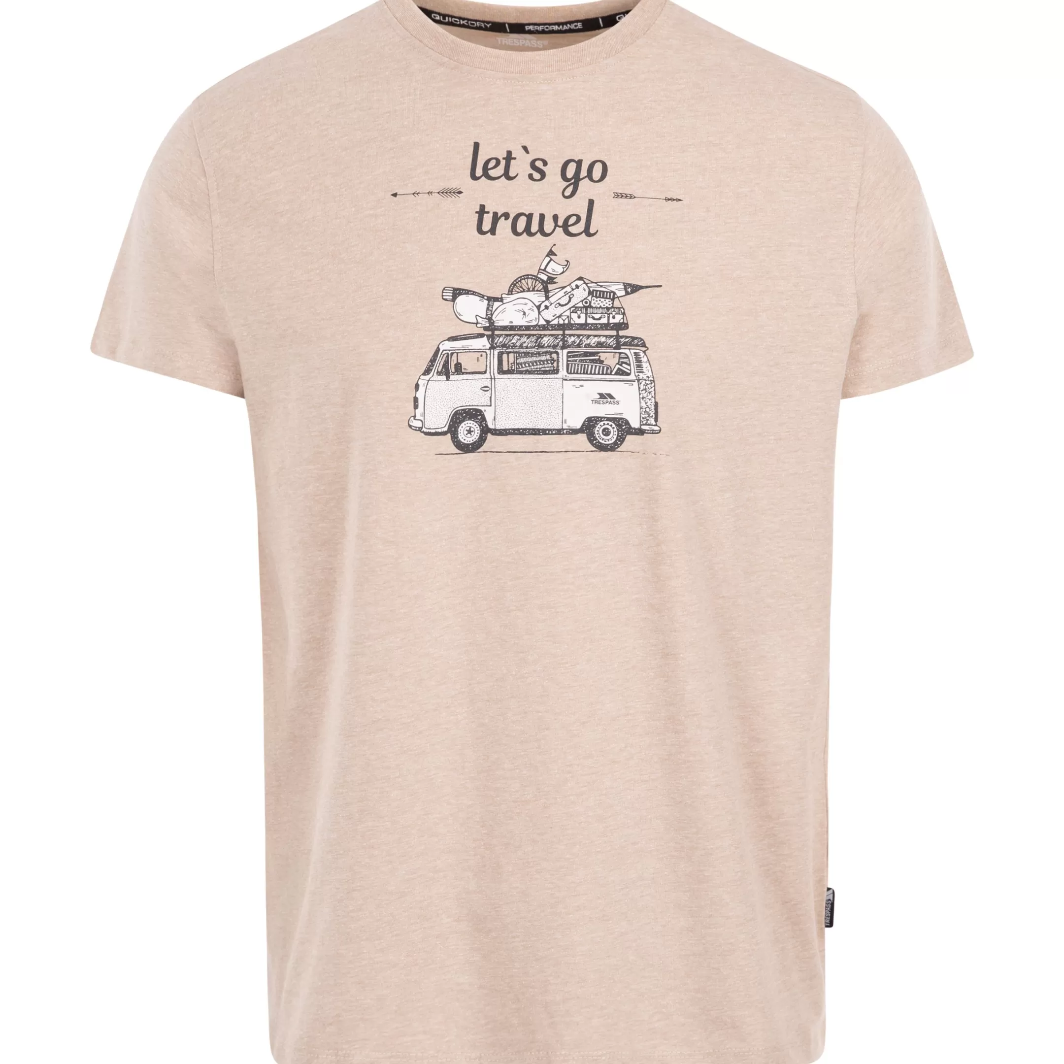Men's Printed Casual T-shirt Motorway | Trespass Flash Sale