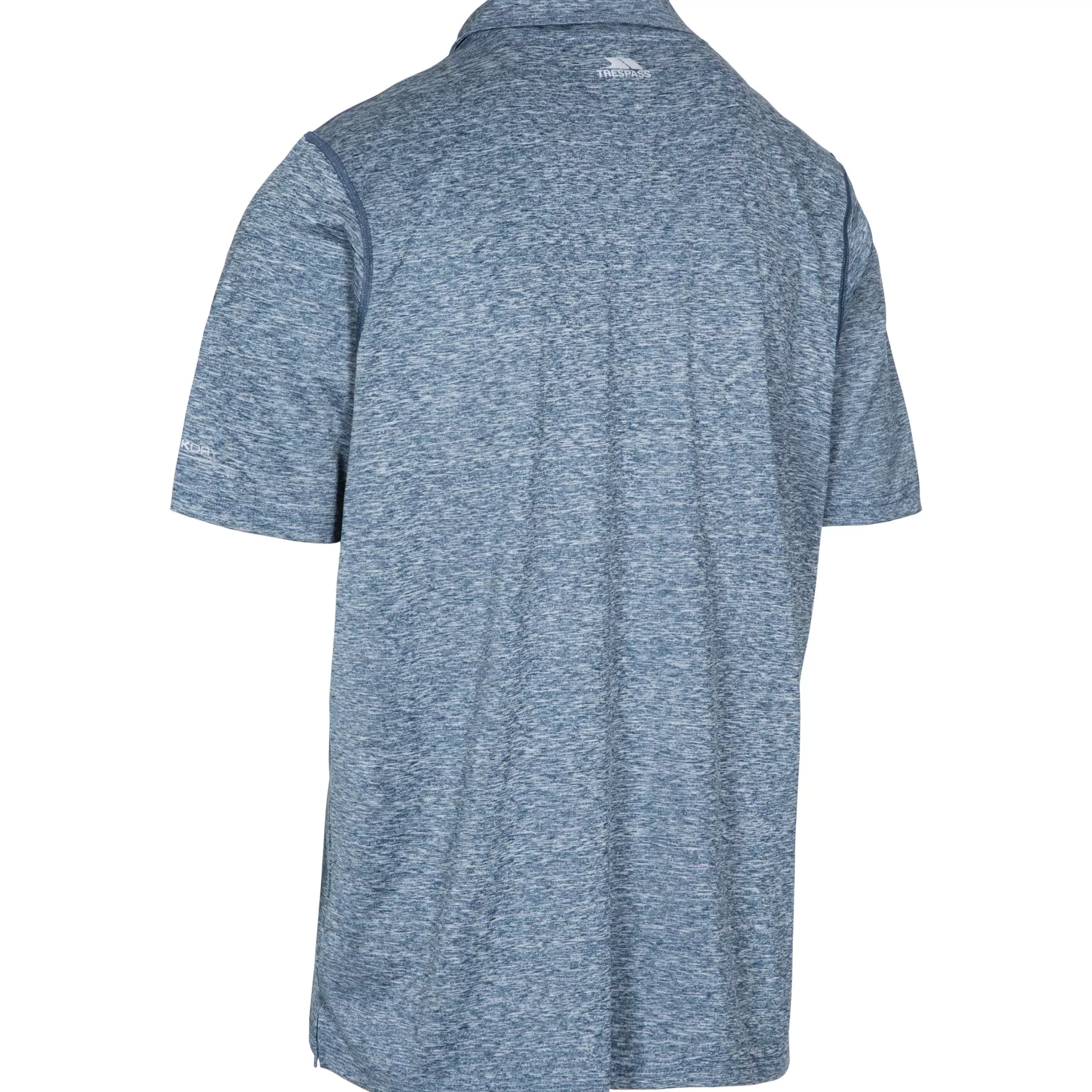 Mens Quick Dry Polo Shirt Monocle | Trespass Hot