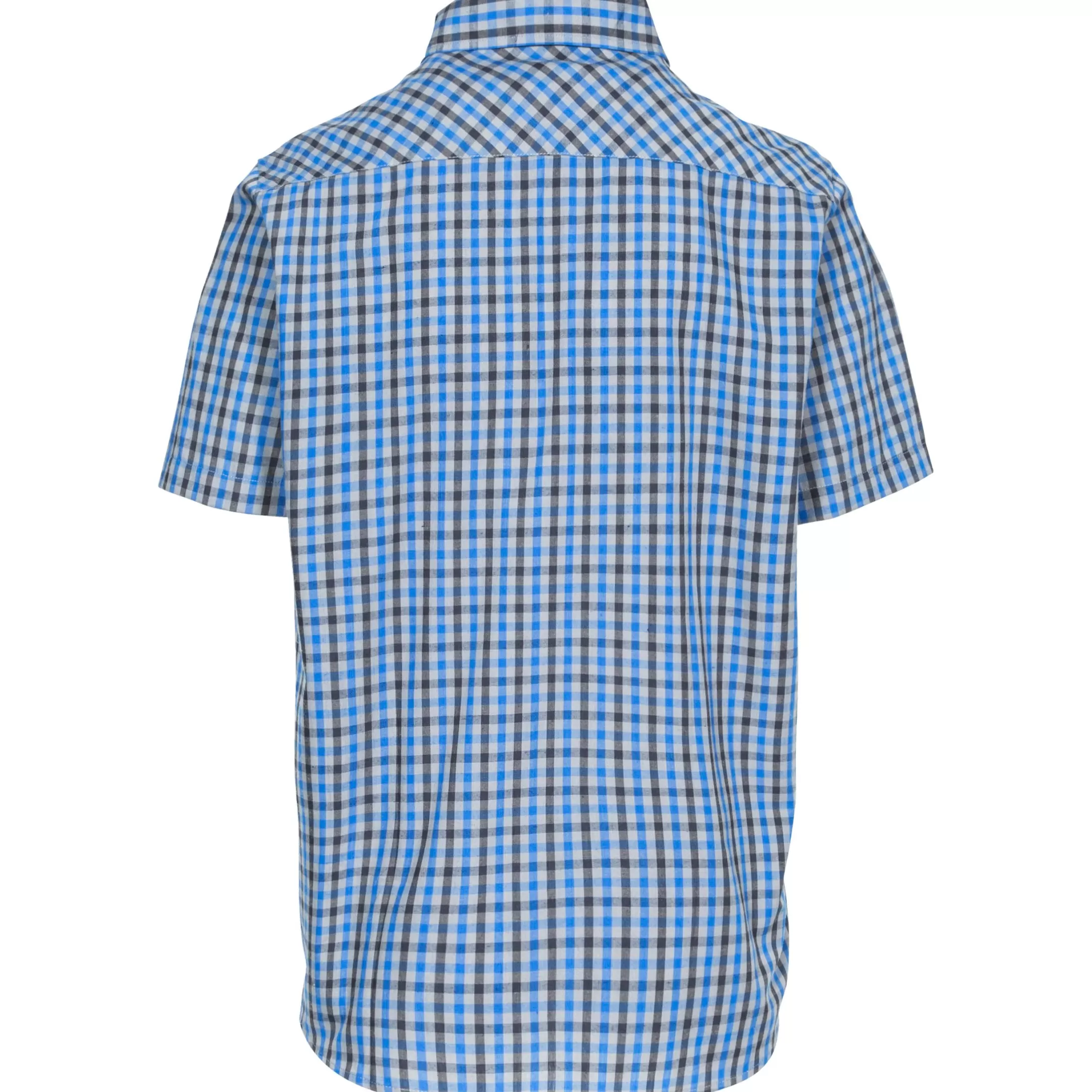 Men's Short Sleeve Checked Shirt Juba | Trespass Clearance