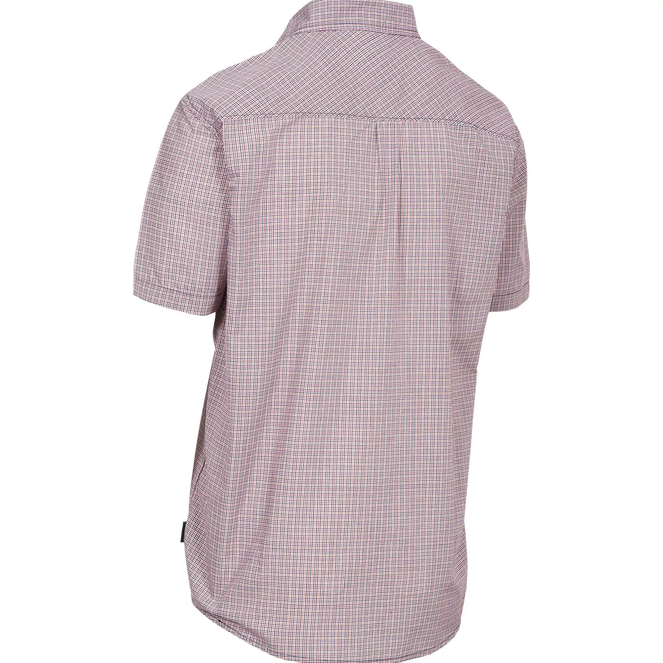 Men's Short Sleeve Checked Shirt Lansing | Trespass Fashion