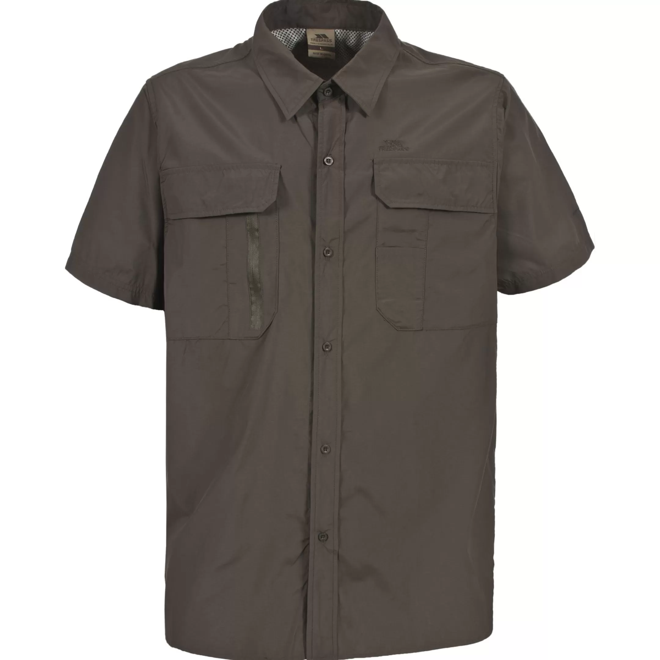 Men's Short Sleeve Mosquito Repellent Shirt Colly | Trespass Cheap