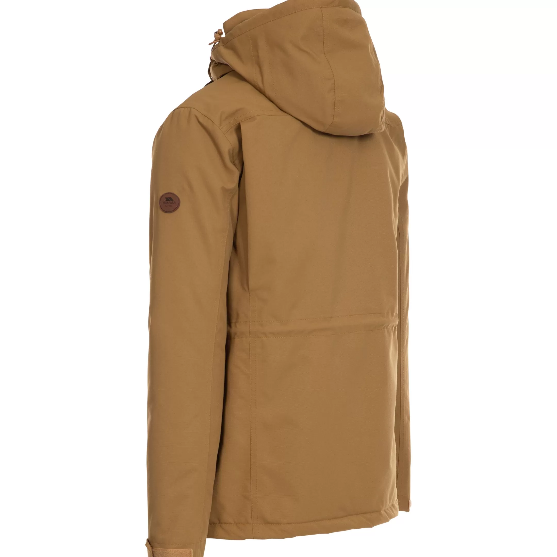 Men's Waterproof Padded Jacket Hood Puxtoncombe | Trespass Flash Sale