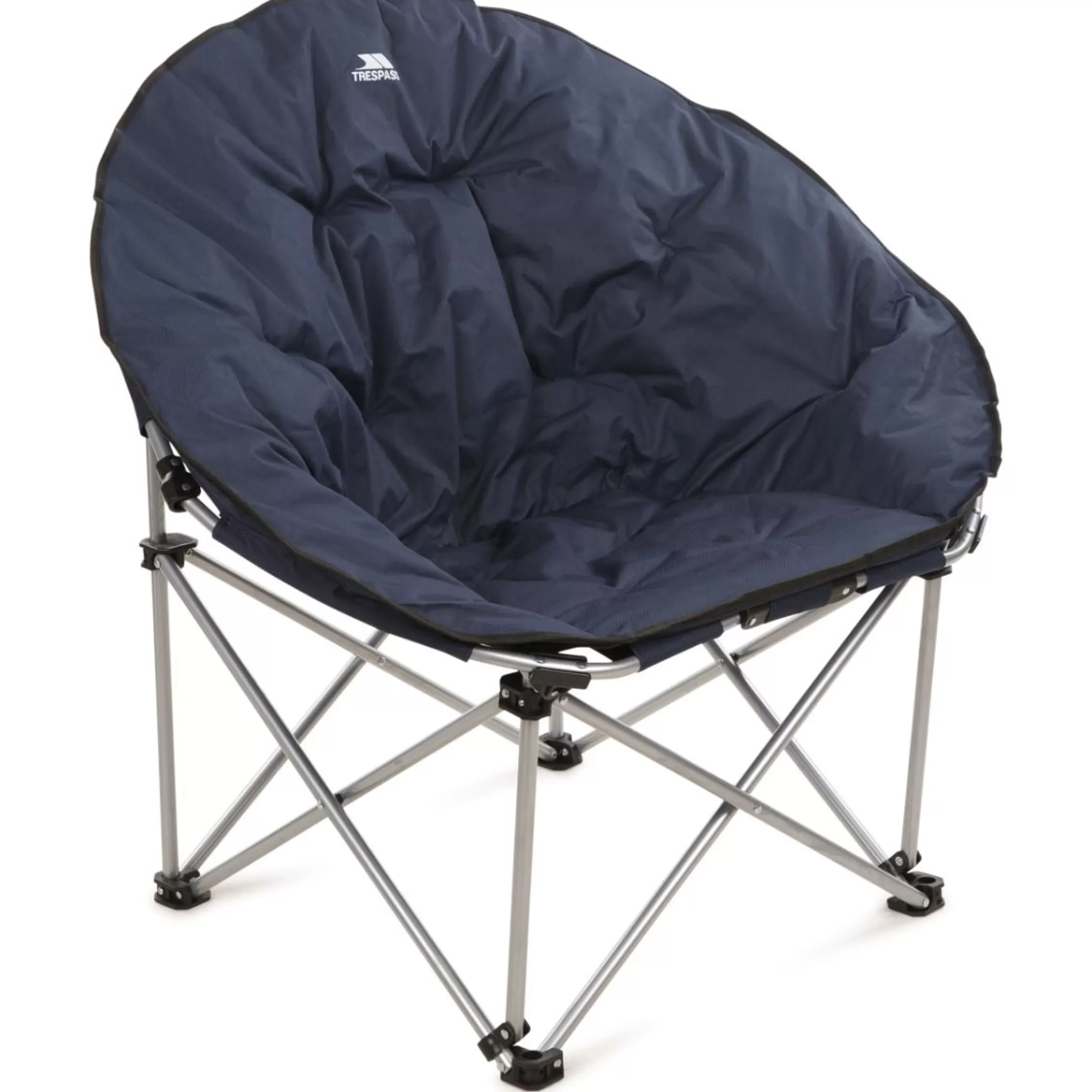 Oversized Moon Chair Camping Folding Padded Tycho | Trespass Flash Sale