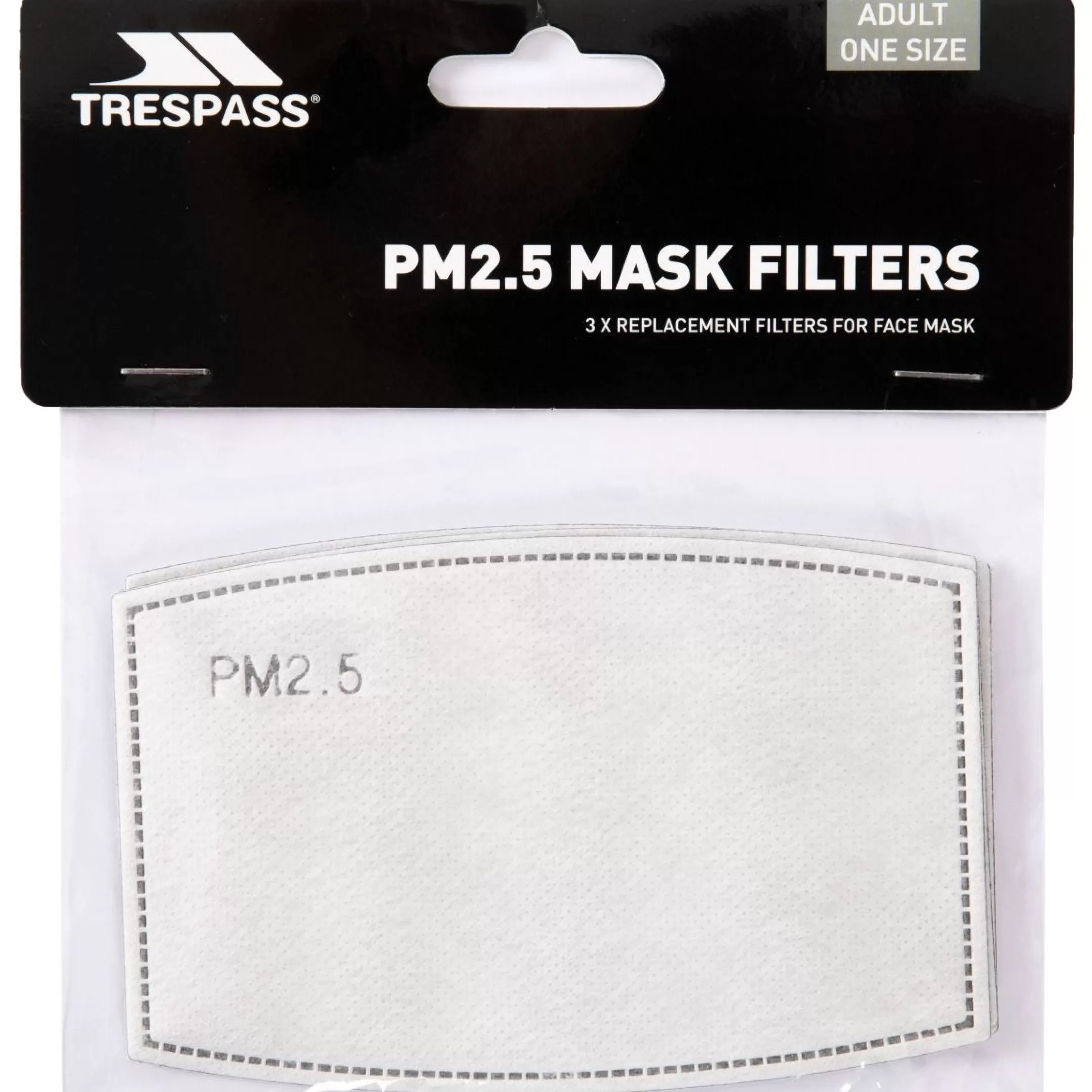 Replacement Filters for Cloth Face Mask - Pack of 3 | Trespass Clearance
