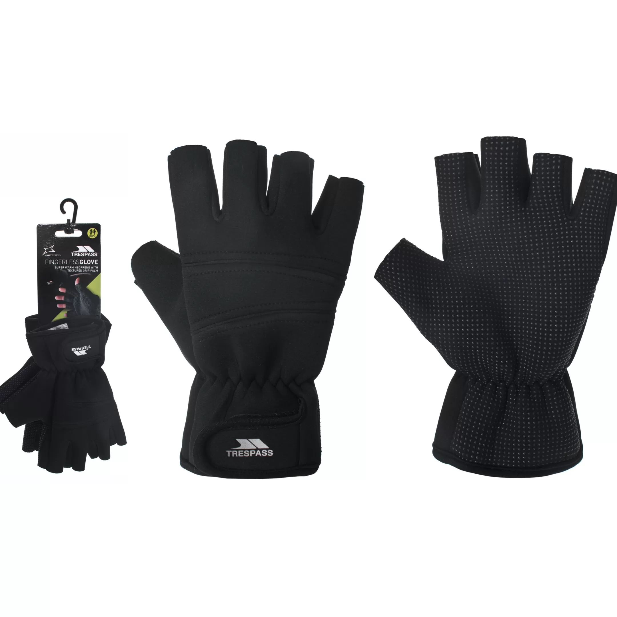 Unisex Fingerless Gloves Carradale | Trespass Discount