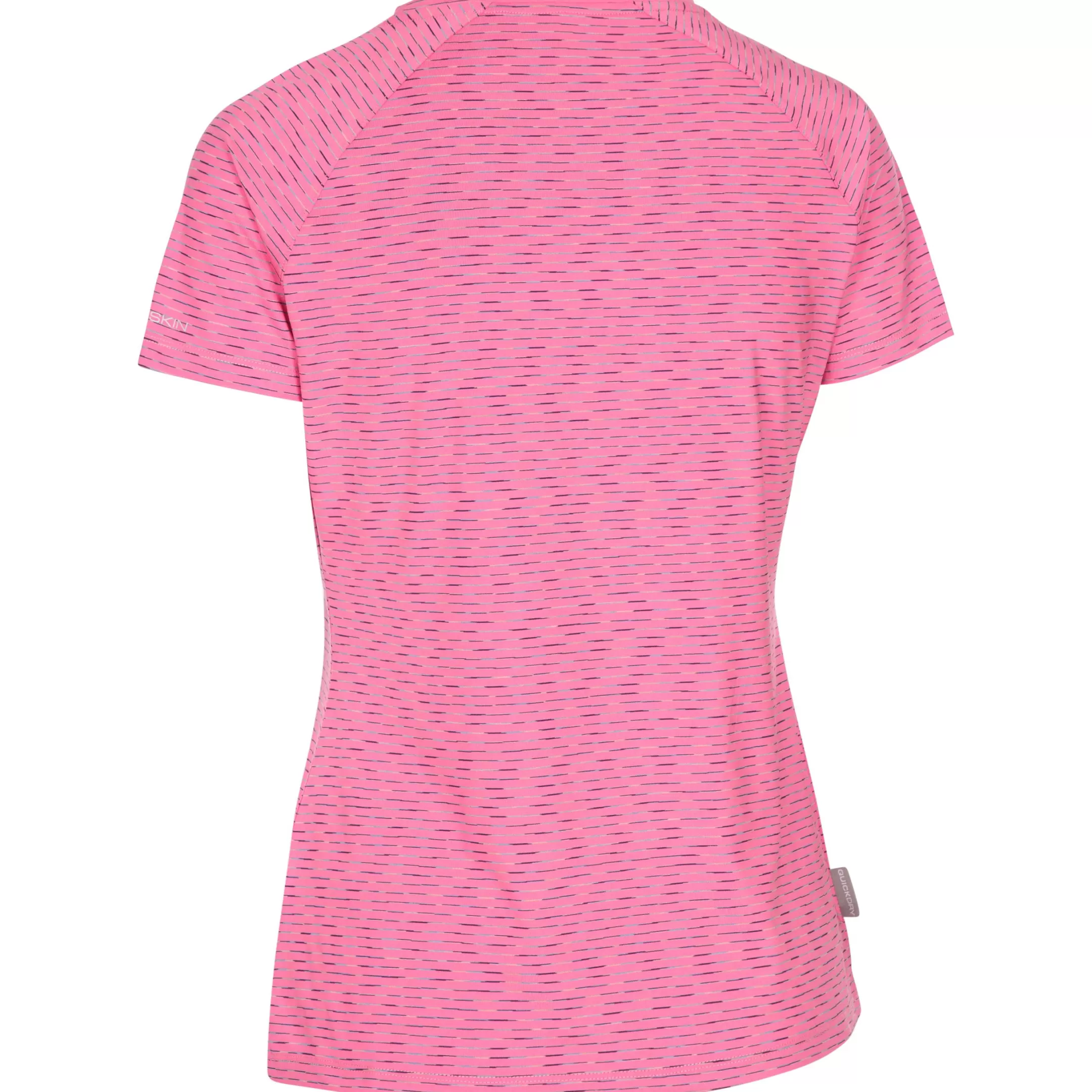 Women's Activewear Multi-Stripe T-Shirt Myrtle | Trespass Store