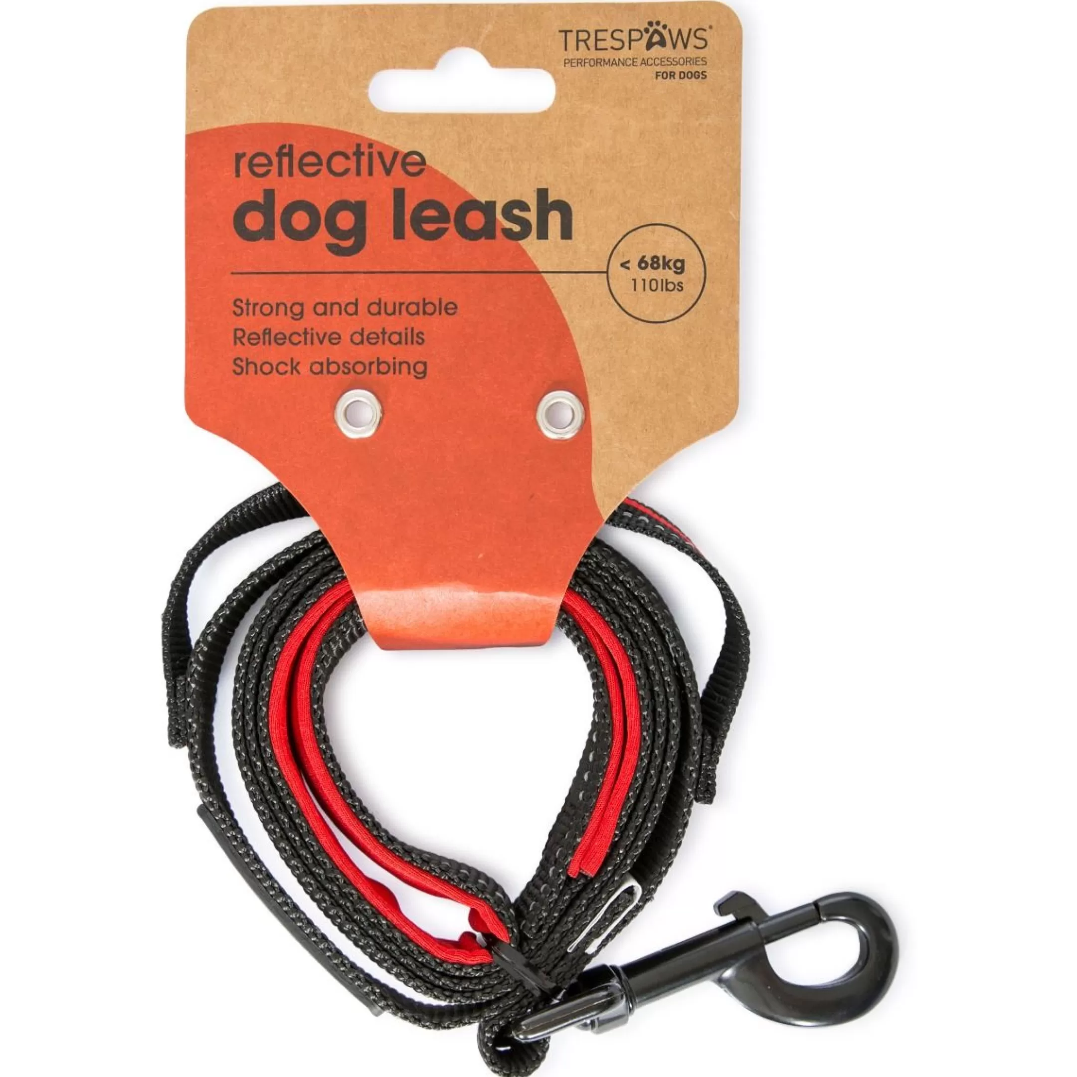 Trespaws Reflective Padded Dog Lead Buster | Trespass Outlet