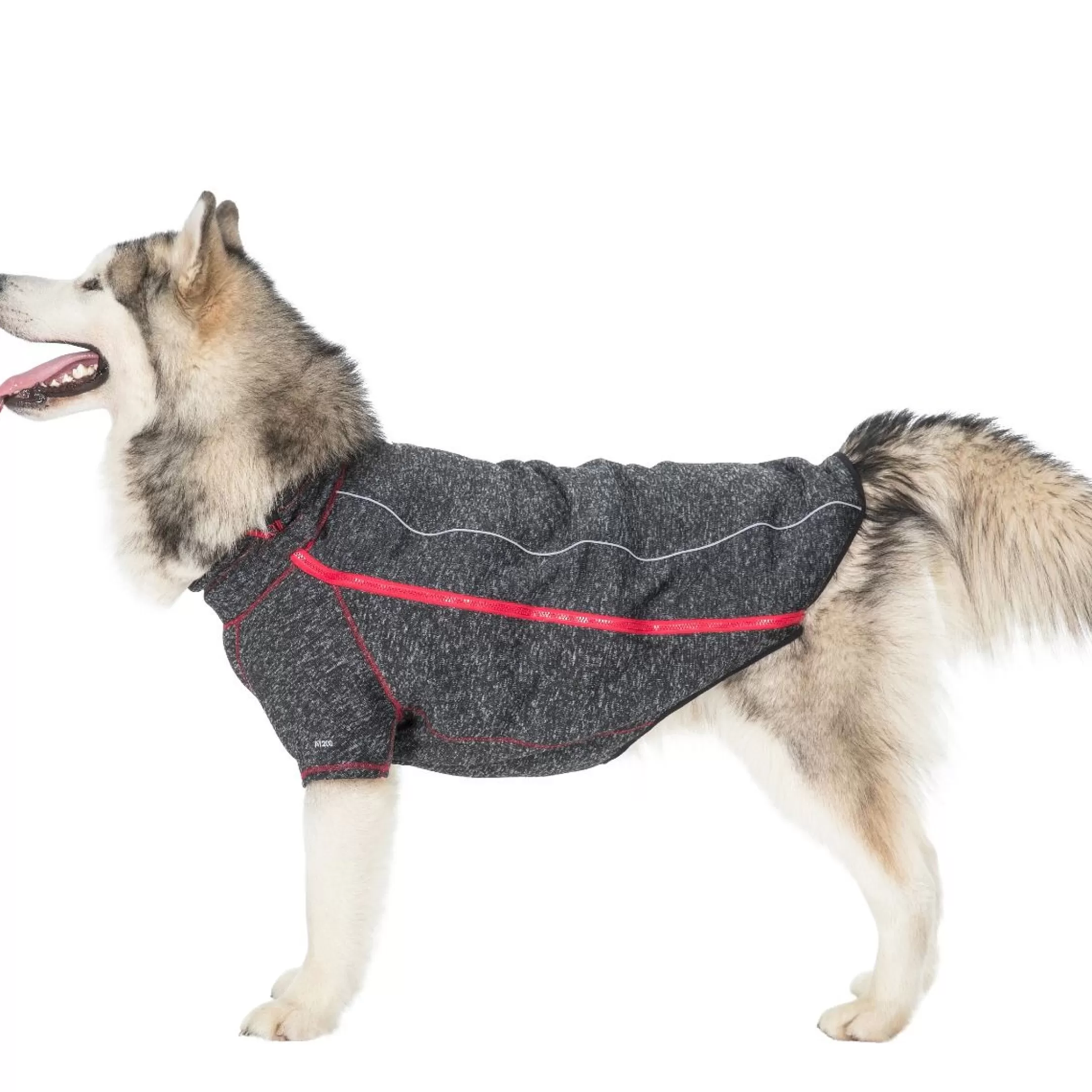 Trespaws XL Windproof Dog Fleece AT300 in Black Melange Boomer | Trespass Flash Sale