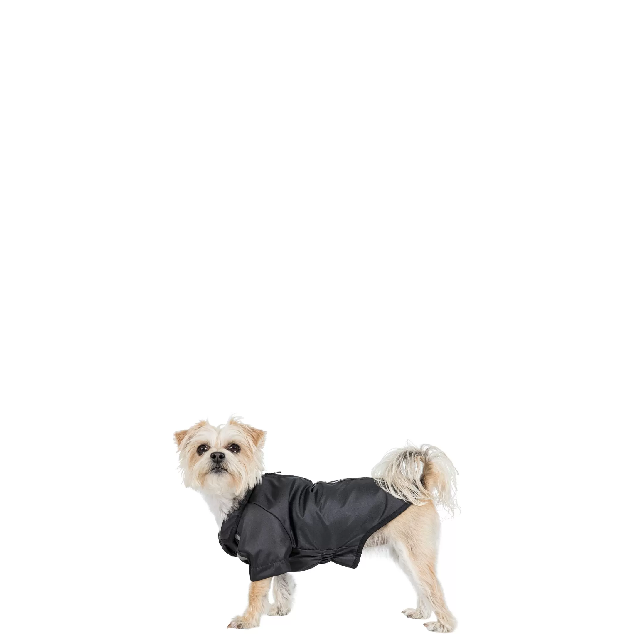 Trespaws XXS Waterproof Dog Coat in Black Khaos | Trespass Clearance